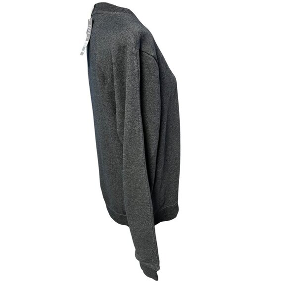 EVERLANE CREWNECK SWEATERSHIRT UNISEX SMALL DARK GREY ORGANIC COTTON SCANDINAVIA - Picture 3 of 6
